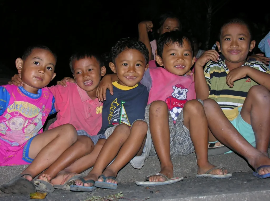 Balinese children